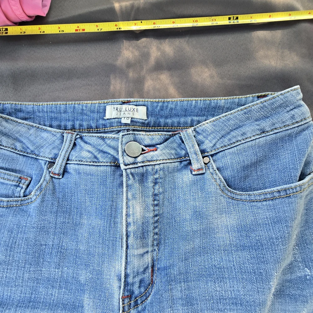 Tru Luxe Jeans Blue Flare & Wide Leg 10 A-17 - Picture 3 of 14